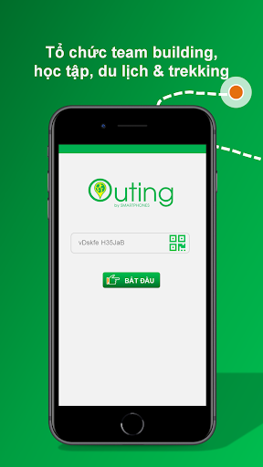 Android application Outing Team screenshort