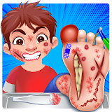 subway doctor foot icon