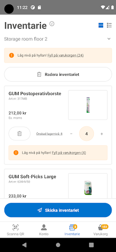 Android application Gama FLOW screenshort