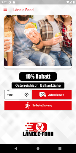 Android application Ländle Food screenshort