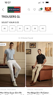 Peter England Online Shopping Screenshot