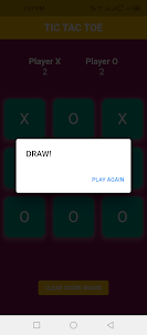 Tic Tac Toe 2 Player: XOXO