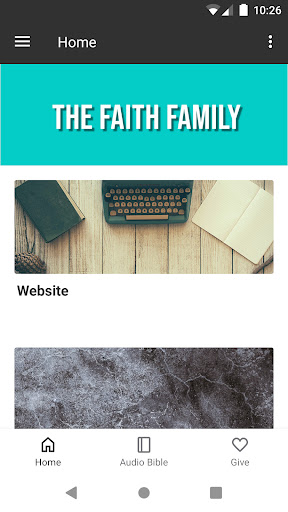 Android application The Faith Family screenshort