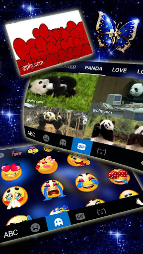 Blue Fancy Butterfly Theme