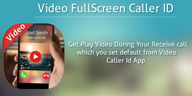 Full Screen Video Caller ID Screenshot