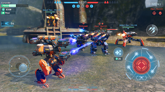 War Robots MOD APK 9.1.1 (Infinite Missiles) Android Gallery 9