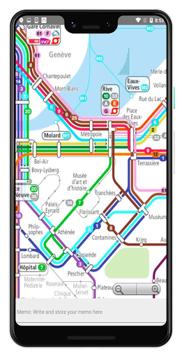 GENEVA TRANSPORT MAP
