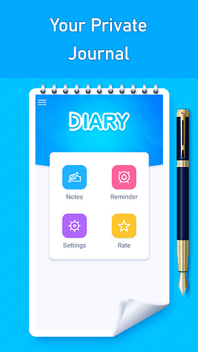 Android application Diary for Boys Girls with Lock screenshort