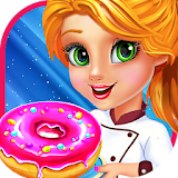 Donut Maker Cooking in Kitchen icon