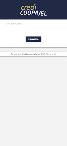 Android application CrediCoopavel screenshort
