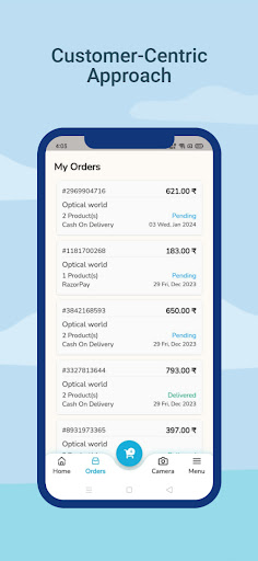 OpticalWorld-B2B Ecommerce App Screen 3