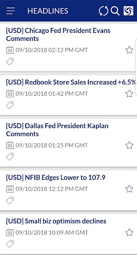 Android application IDEAmobile - Mobile Trading & screenshort