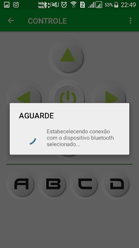 Interface Controle Bluetooth Carro