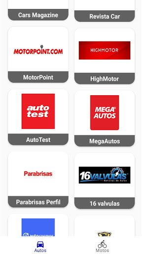 Android application Info Autos: Revistas screenshort