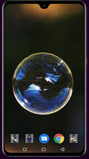 Android application Bubble Wallpaper screenshort