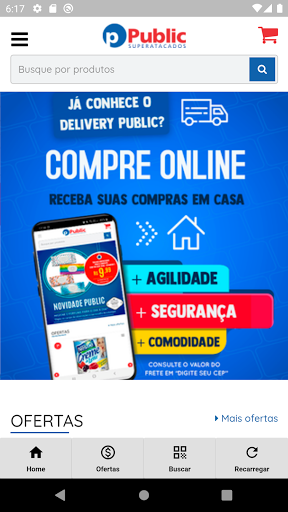 Android application Public Superatacados screenshort