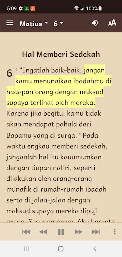 Bahasa Indonesian Bible Screen 3