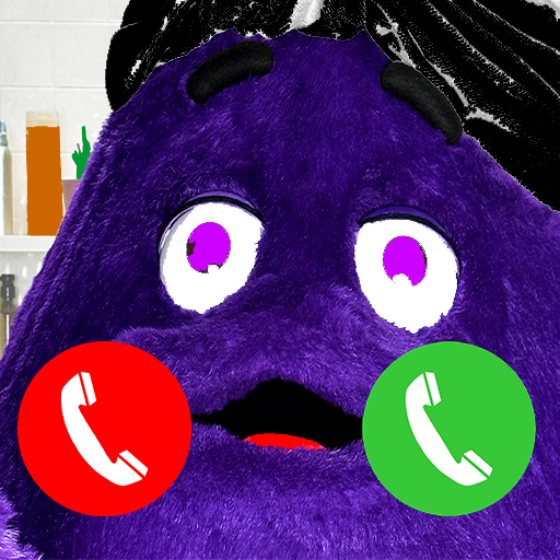 Grimace shaker face call video