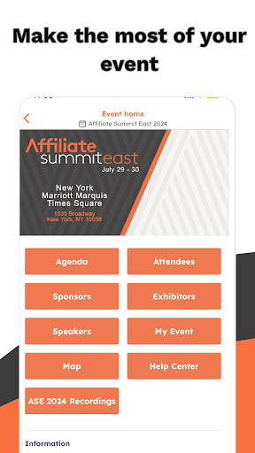 Affiliate Summit East 2024 Screen 2