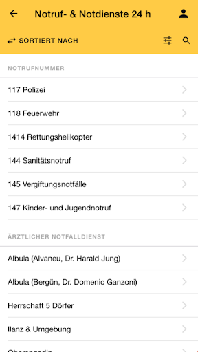 Notruf Graubünden Süd Screen 3