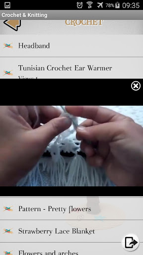 Crochet - Knitting - Embroider Screen 3