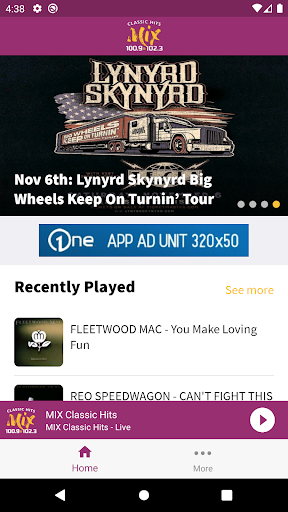 Android application Classic Hits Mix 100.9 & 102.3 screenshort