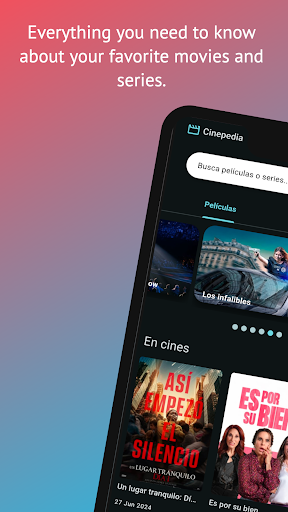 Android application Cinepedia screenshort