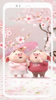 Cute Pig Wallpaperのおすすめ画像3