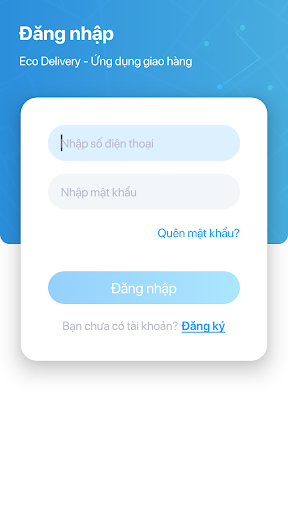 Android application ECO Delivery screenshort