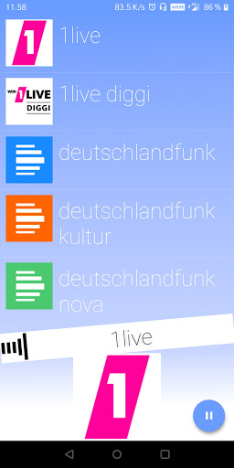 Android application Radio Deutsch screenshort