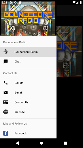 Android application Bouncecore Radio screenshort