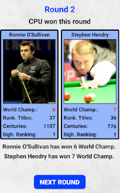 Snooker Top Trumps - Screenshot 3