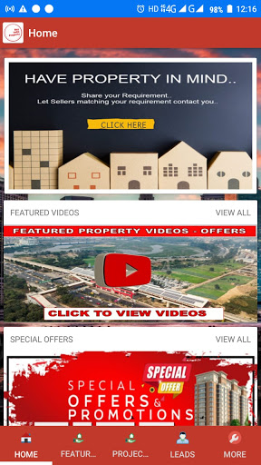 Android application Buy India Property screenshort