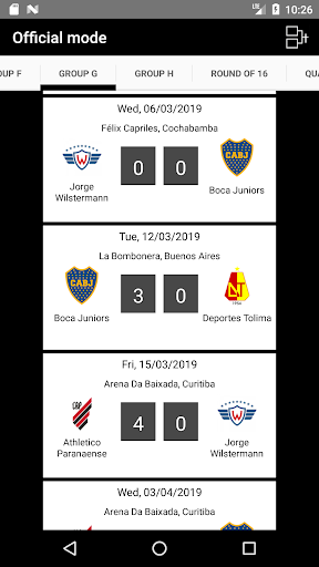 Libertadores Calculator