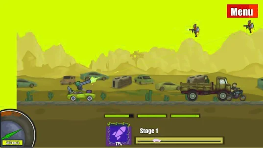 Road Car Shooting Game