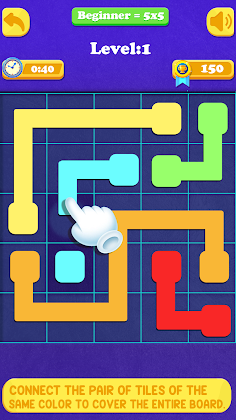 Quick Line Puzzle game - Screenshot 2