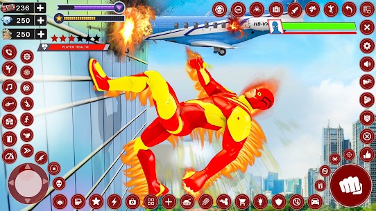 Flying Hero: Super Hero Games 2