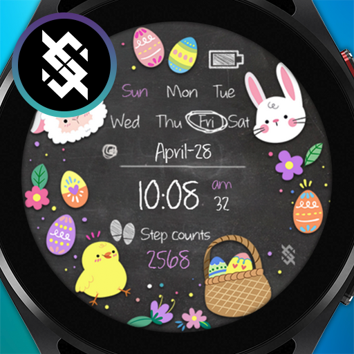 BFF23- Easter Eggs and Animal logo