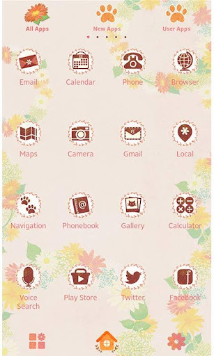 Cute Wallpaper-Cat in Flowers- Screen 2