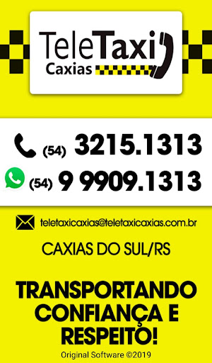 Android application Tele Táxi Caxias screenshort