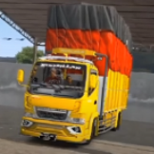 Truk Oleng Canter Mbois Bussid