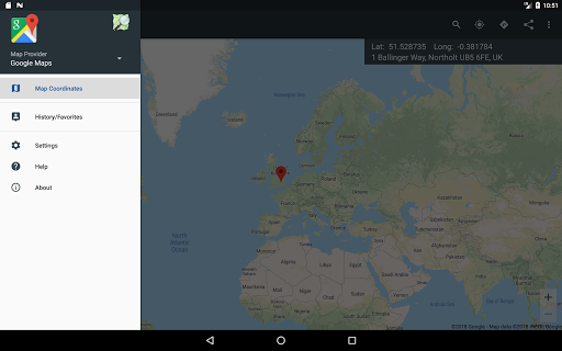 Map Coordinates - Maps & Navigation - apps