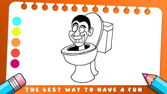 Skibidi Toilet : Coloring Game
