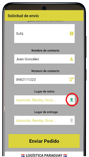 LOGPY Logística Paraguay Screen 2