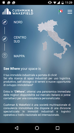 Android application CWhere screenshort