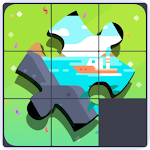 Cover Image of ดาวน์โหลด Sliding Jigsaw Puzzle Online  APK