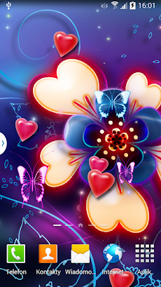 Neon Hearts Wallpaper Liteのおすすめ画像2