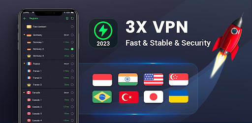 3X VPN MOD APK v4.9.712 (VIP Unlocked)