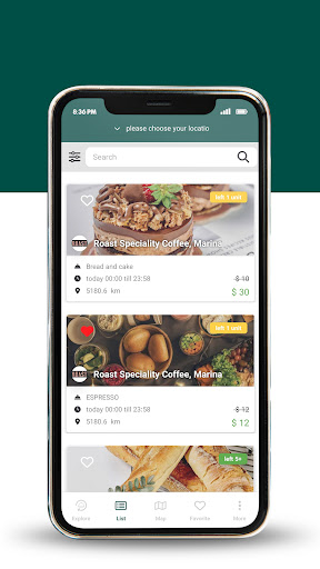 Android application Saverse screenshort