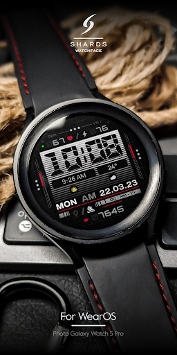 SH076 Watch Face, WearOS watch Screen 3